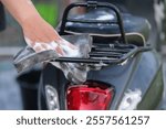 Wash your motorcycle at home to save money