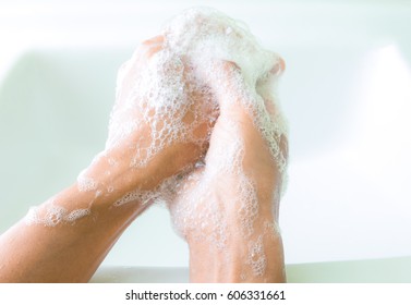 Washing hands clean is an easy way to prevent germs and not waste time.