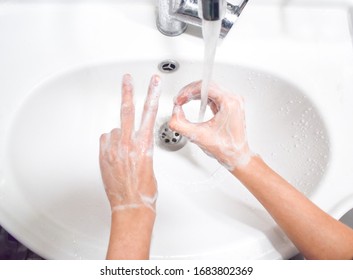 Washing Hands During 20 Seconds