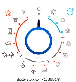 Washing Machine Appliance Dial