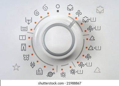 Washing Machine Program Dial Closeup