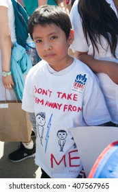 WASHINGTON APRIL 18:  Supporters Of President Obama's DAPA And DACA Policies On Immigration And Deportation Gathered At The Supreme Court During Oral Argument In Washington, DC On April 18, 2016.