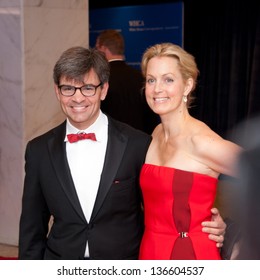 WASHINGTON - April 27:  George Stephanopoulos And Ali Wentworth Arrive At The White House Correspondents Dinner On April 27, 2013 In Washington DC.