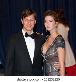 WASHINGTON - APRIL 28: Ivanka Trump And Husband Jared Kushner At The White House Correspondents Dinner April 28, 2012 In Washington, D.C.