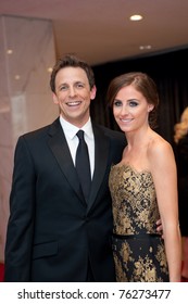 WASHINGTON - APRIL 30: Seth Meyers Arrives At The White House Correspondents Dinner April 30, 2011 In Washington, D.C.