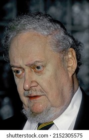 WASHINGTON DC - 1996 
Judge Robert Bork Talks To Reporters Outside Of The ABC Studios After His Appearance On This Week Sunday Talk Show 