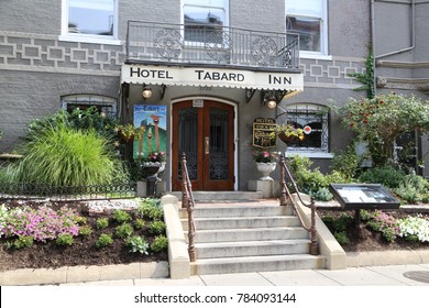 WASHINGTON, DC - 22 JUN: Hotel Tabard Inn In Washington, DC, The United States On 22 June 2017