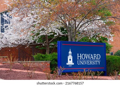 WASHINGTON, DC -26 MAR 2022- View Of The College Campus Of Howard University (HU) In Washington, DC, The Most Famous Historically Black College And University (HBCU) In The United States.