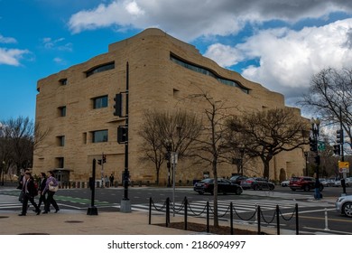 Washington, D.C. April 1, 2022, Smithsonian National Museum Of The American Indian Exterior, Native American