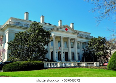 Washington, DC - April  10, 2014:   The 1915-17 American Red Cross Building On 17th Street NW  *