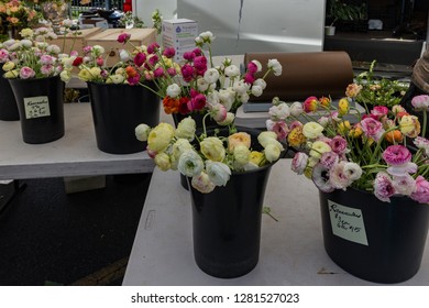 Washington, DC - April 10, 2016 - Farmers Market Dupont Circle In Spring