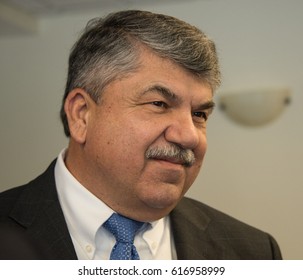 WASHINGTON, DC - April 4, 2017: AFL-CIO President Richard Trumka Speaks To A Luncheon At The National Press Club