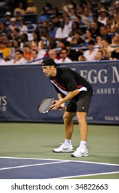 WASHINGTON, D.C. - AUGUST 5: Benjamin Becker (GER) Is Defeated By Andy Roddick (USA) At The Legg Mason Tennis Classic On August 5, 2009 In Washington D.C.