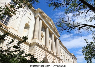 Washington DC, Capital City Of The United States. Government Building - Russell Senate Office Building.