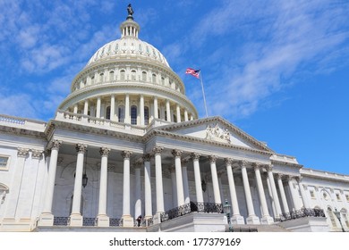 Washington DC, Capital City Of The United States. National Capitol Building.