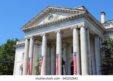 Washington DC, Capital City Of The United States. Memorial Continental Hall - Colonial Revival Style Architecture.