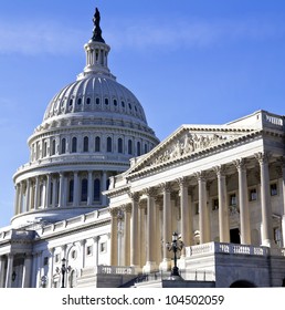 Washington DC , Capitol Building - detail, US