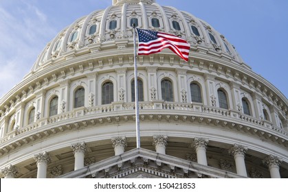 Washington DC , Capitol Building - detail, US 