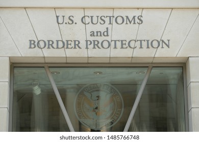 WASHINGTON DC - CIRCA AUGUST 2019: US Customs And Border Protection