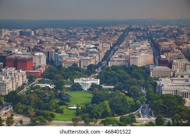 Washington, DC Cityscape With The White House