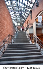 Washington DC, - Dec. 19: Internal View Of The Holocaust Memorial Museum. Real Pictures Of The Deported Jews, Nazi Propaganda, Territory Of Conquest. Shot At December 19, 2015 In Washington DC, USA.