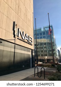 WASHINGTON, DC - DECEMBER 10, 2018: Exterior Of National Association Of Broadcasters Headquarters.