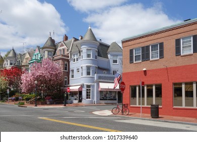 Washington Dc Georgetown Historical District Street Stock Photo 1017339640  Shutterstock