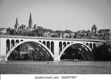 Washington DC - Georgetown And Key Bridge
