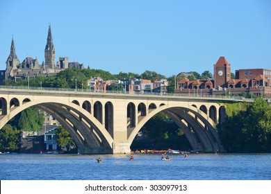 Washington DC - Georgetown And Key Bridge
