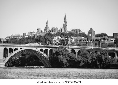 Washington DC - Georgetown And Key Bridge 