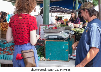 Washington, DC - July 16, 2017 - Capitol Hill Farmers Market