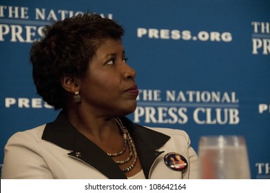 WASHINGTON, DC - JULY 24:  PBS Journalist And Newscaster Gwen Ifill Speaks To A Luncheon At The National Press Club, July 24, 2012 In Washington, DC