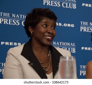 WASHINGTON, DC - JULY 24:  PBS Journalist And Newscaster Gwen Ifill Speaks To A Luncheon At The National Press Club, July 24, 2012 In Washington, DC