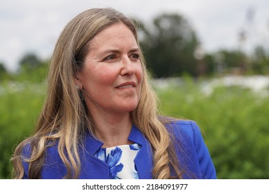 Washington, DC – July 28, 2022: Rep. Jennifer Wexton (D-VA) Speaks At A News Conference Regarding Her Constituent, Asim Khafoor Who Was Arrested And Jailed In The UAE Calling For His Immediate Release