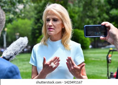 WASHINGTON, DC - JUNE 12, 2019: Kellyanne Conway, Counselor To President Trump 