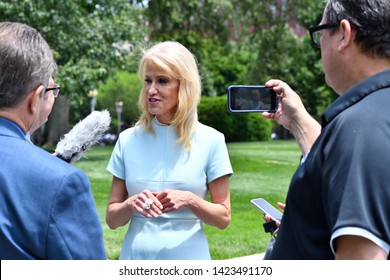 WASHINGTON, DC - JUNE 12, 2019: Kellyanne Conway, Counselor To President Trump 