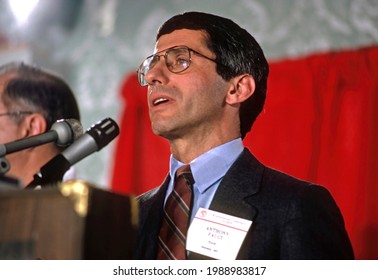 Washington DC, June 1987
Doctor Anthony Fauci Speaking At The III International AIDS Conference In 
