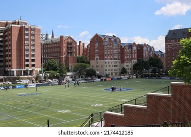 Washington DC June 28, 2022
Campus Of Georgetown University Hoyas Football Field