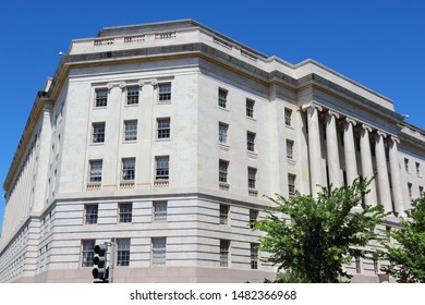 Washington DC Landmark. Longworth House Office Building Used By House Of Representatives.