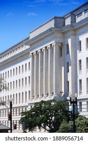 Washington DC Landmark. Longworth House Office Building Used By House Of Representatives.