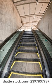 Washington DC Metro moving escalator  