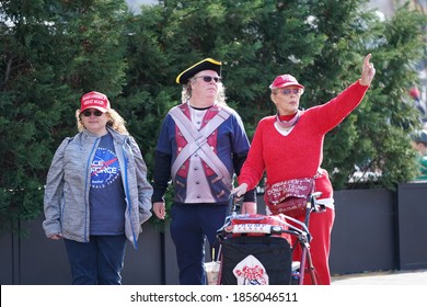 Washington, DC – November 14, 2020: Lost Militia Man The Million MAGA March In Support Of President Trump And His Effort To Overturn The 2020 Election.