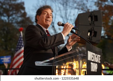 WASHINGTON, D.C. NOVEMBER 9, 2018:
Rep Elect Jamie Raskin (D-MD) Addressing Demonstrators At The 