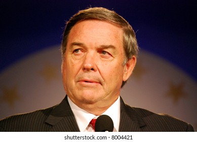 WASHINGTON DC – OCT 19: Representative Duncan Hunter Speaking At “Washington Briefing 2007: Values Voter Summit” On October 19, 2007, In The Hilton Hotel In Downtown Washington DC.