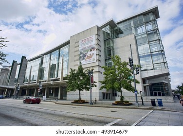 Washington DC. - Oct 4,2016  Downtown Washington DC. Convention Center Building.