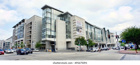 Washington DC. - Oct 4,2016  Downtown Washington DC. The Walter E. Washington Convention Center Building.