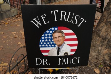 Washington, DC – October 24, 2020: Dr. Anthony Fauci World Expert On Infectious Diseases Who Has Battled With Donald Trump Over An Effective Way To Battle The Covid-19 Pandemic.