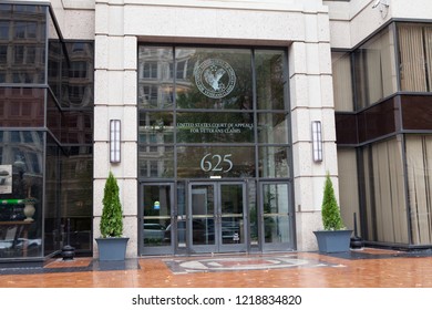 WASHINGTON, DC - OCTOBER 27, 2018: The United States Court Of Appeals For Veterans Claims Was Established In 1988.