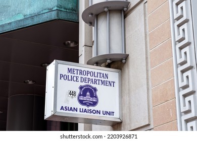 Washington, DC - Sept. 5, 2022: The Metropolitan Police Department Asian Liaison Unit, Or ALU, Focuses On The Public Safety Needs Of The Asian Community.