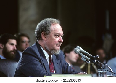 Washington DC. September 20, 1987
Judge Robert Bork Testifies On The Final Day Of His Confirmation Hearing In Front Of The Senate Judiciary Committee.
